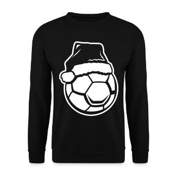 Handball Weihnachten - Unisex Pullover - Schwarz - Vorne - Alina (178cm) & Michal (187cm)