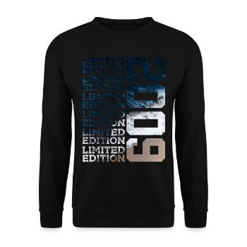 ÉDITION LIMITÉE 2009 17 ANS 17E ANNIVERSAIRE - Sweat-shirt Unisexe - noir - Devant - Alina (178cm) & Michal (187cm)