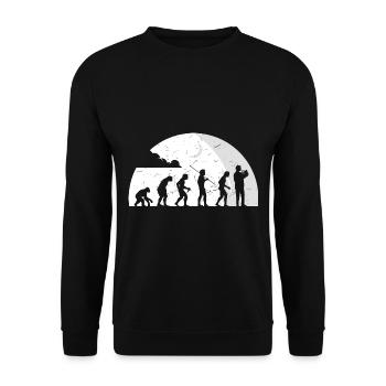 Waldhorn Musikinstument Hornist Waldhornspieler - Sweat-shirt Unisexe - noir - Devant - Alina (178cm) & Michal (187cm)