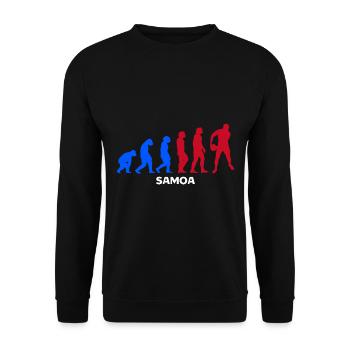 Rugby Player Sport Rugby Gift Rugby Coach - Unisex Sweatshirt - black - Front - Alina (178cm) & Michal (187cm)