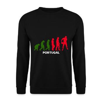 Rugby Player Sport Rugby Gift Rugby Coach - Unisex Sweatshirt - black - Front - Alina (178cm) & Michal (187cm)