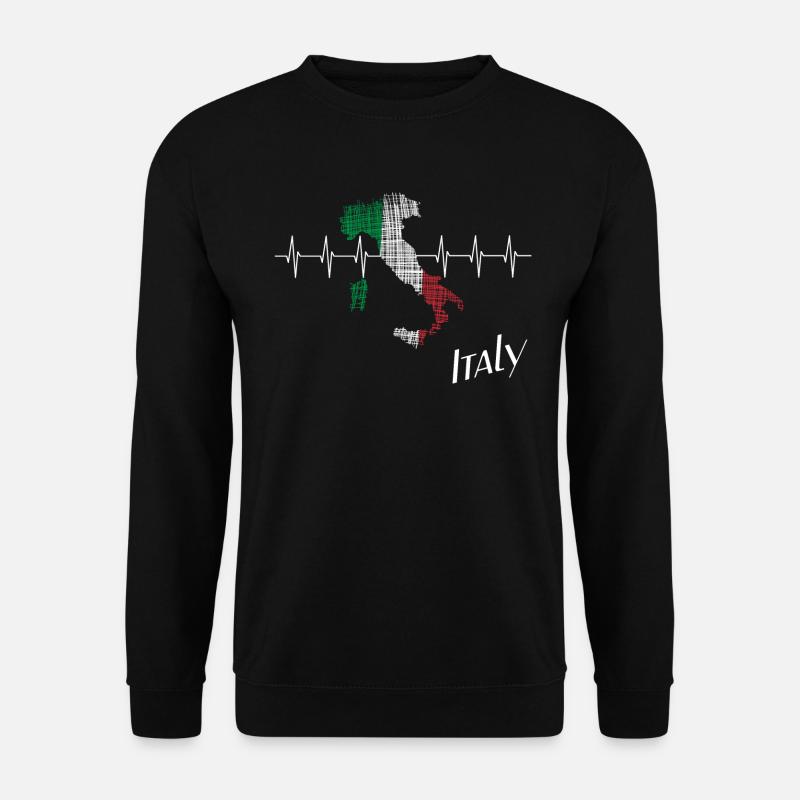 Italy italy - Unisex Pullover - Schwarz