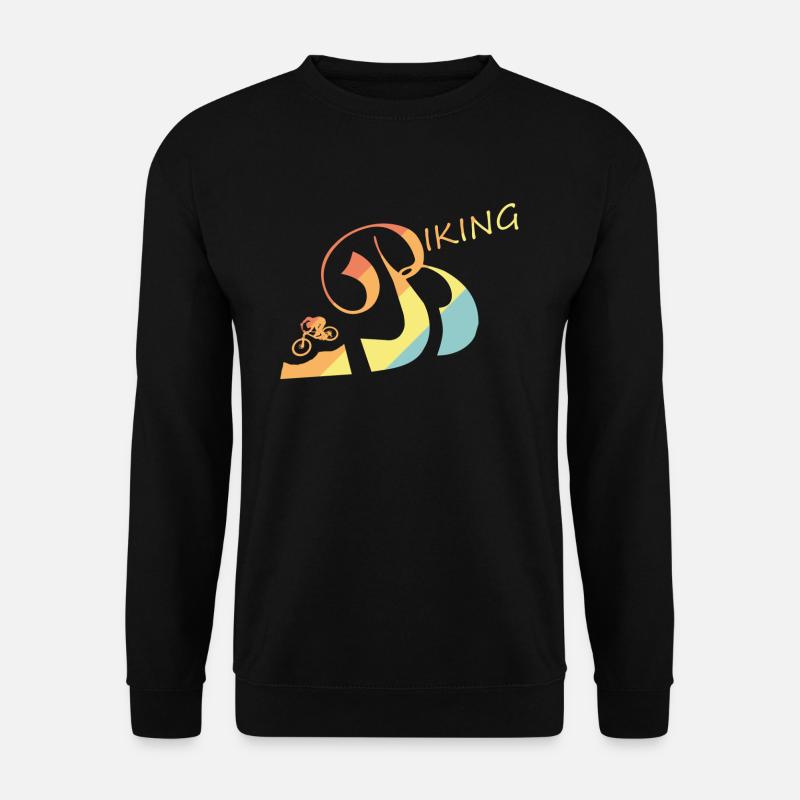 Biking - Unisex Pullover - Schwarz