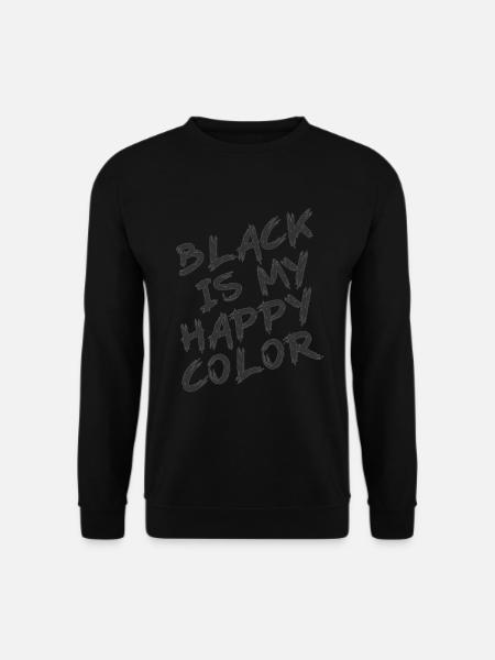 Lieblingsfarbe schwarz Gruftie - Unisex Pullover - Schwarz