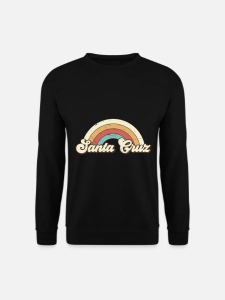 Santa Cruz Californie vintage rétro - Sweat-shirt Unisexe - noir