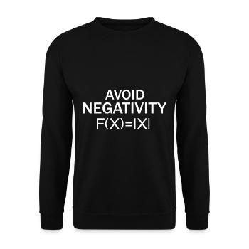 Math gift nerd teacher math teacher math - Unisex Sweatshirt - black - Front - Alina (178cm) & Michal (187cm)