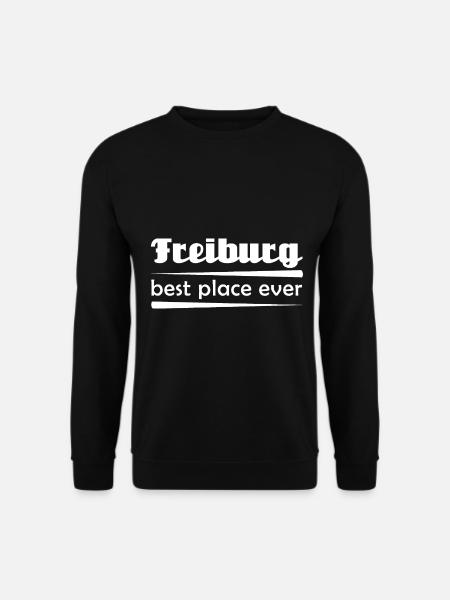 Freiburg - Stadt best place ever - Unisex Pullover - Schwarz