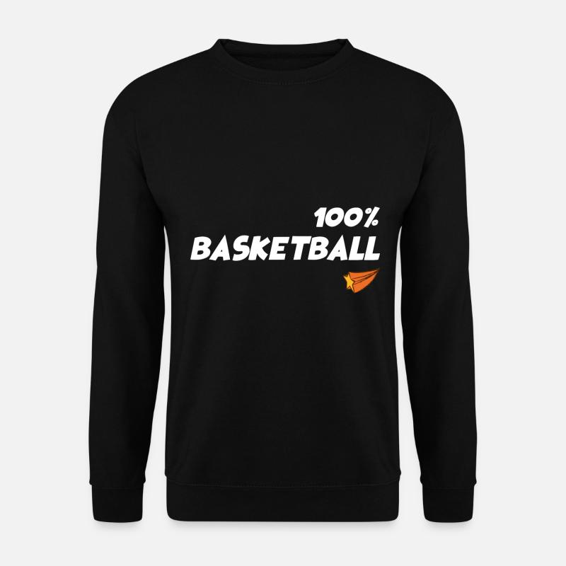 Basketball 100% - Unisex Pullover - Schwarz