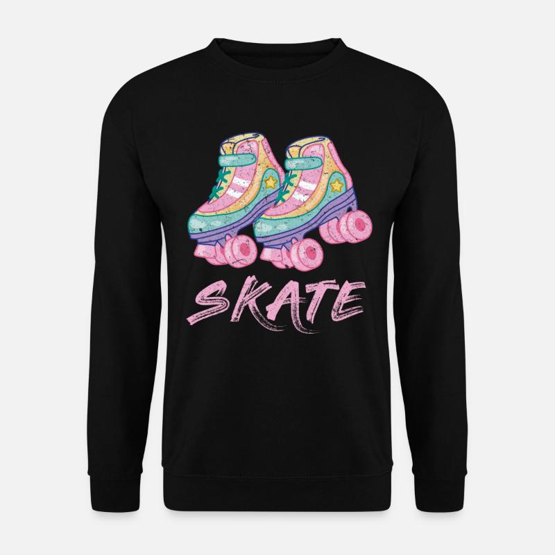 Rollschuh Roller Skate Design - Sweat-shirt Unisexe - noir