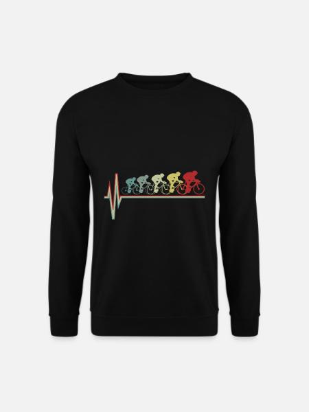 Rennrad Geschenk Rennradfahrer Shirt Radrennen - Unisex Pullover - Schwarz