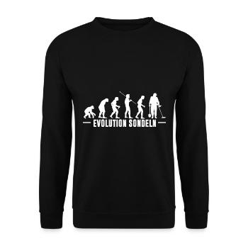 Evolution Sondler Détecteur de métaux Sondel Sonde sonde - Sweat-shirt Unisexe - noir - Devant - Alina (178cm) & Michal (187cm)