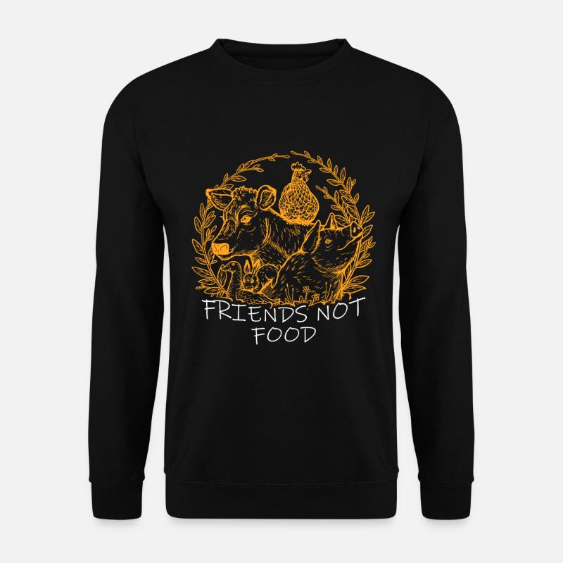 Vegetarian Vegan Gift - Unisex Sweatshirt - black