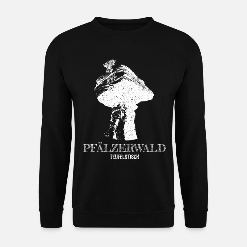 Pfalz Pfälzer Pfälzerwald Teufelstisch Dahn Natur - Unisex Pullover - Schwarz