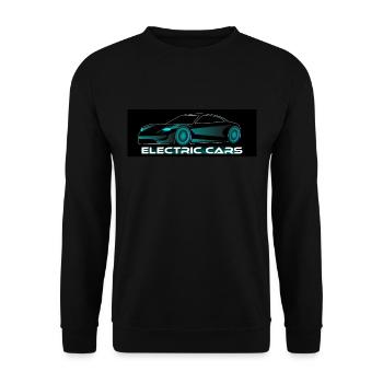 Voiture électrique - Sweat-shirt Unisexe - noir - Devant - Alina (178cm) & Michal (187cm)