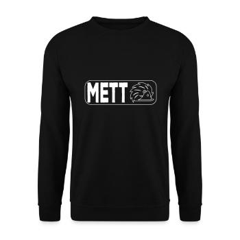 Mettigel Mett Hérisson Idée cadeau - Sweat-shirt Unisexe - noir - Devant - Alina (178cm) & Michal (187cm)