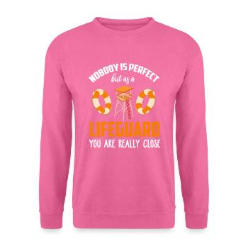 Lifeguard, lifeguard, lifeguard lifebuoy - Unisex Sweatshirt - pink - Front