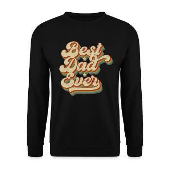 Meilleur cadeau de papa de la fête des pères - Sweat-shirt Unisexe - noir - Devant - Alina (178cm) & Michal (187cm)