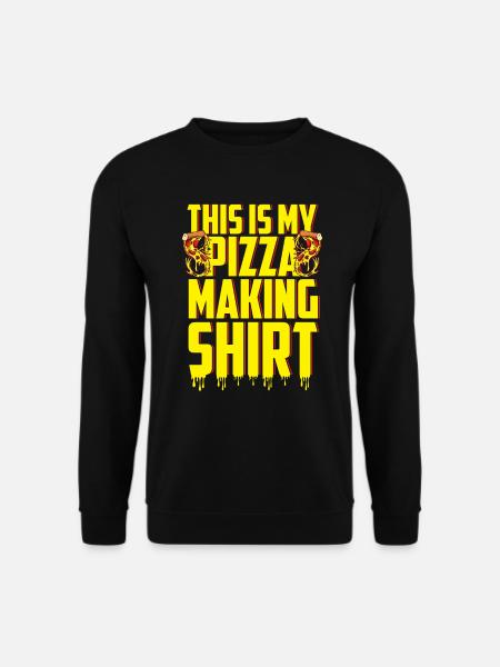 This is my Pizza Making Shirt Pizza Bäcker - Unisex Pullover - Schwarz