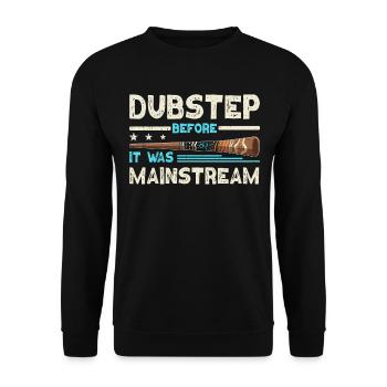 Didgeridoo Dubstep Before It Was Mainstream - Unisex Pullover - Schwarz - Vorne - Alina (178cm) & Michal (187cm)