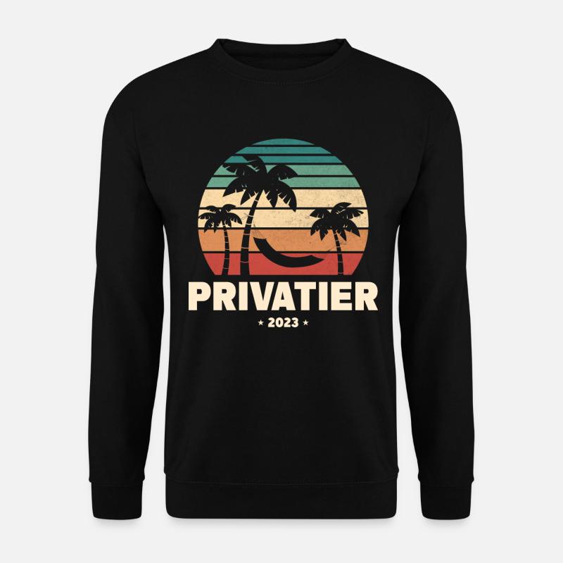 Privatier 2023 - Unisex Pullover - Schwarz