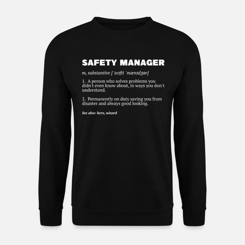 Responsable de la sécurité Agent de sécurité - Sweat-shirt Unisexe - noir