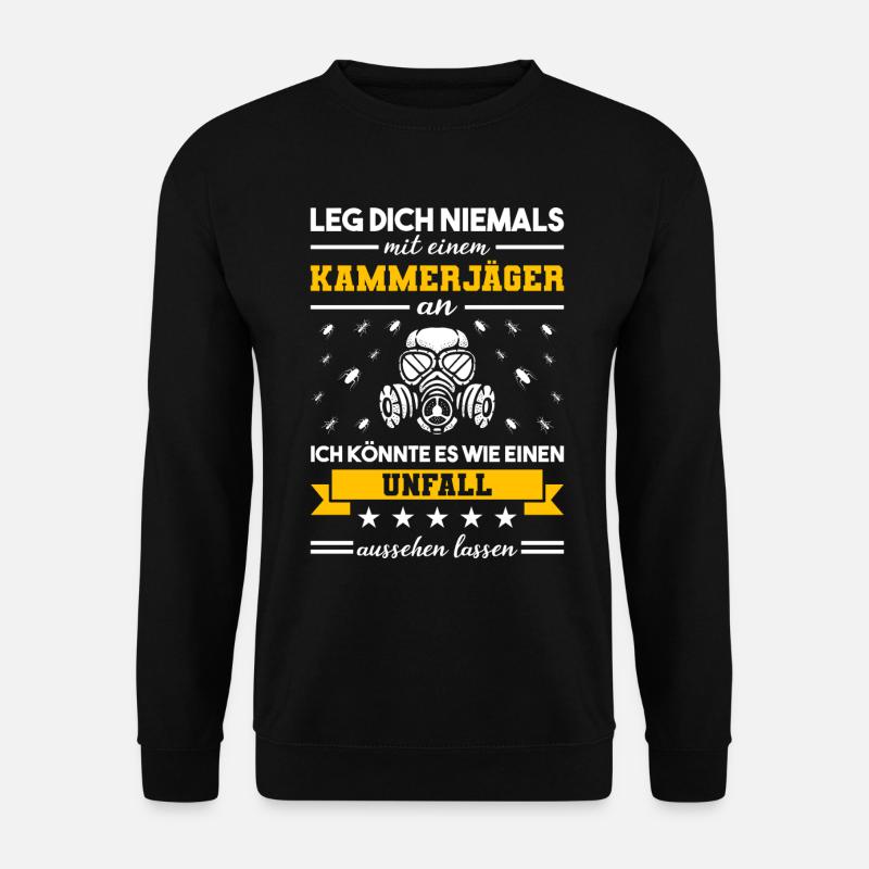 Kammerjäger Schädlingsbekämpfer - Unisex Pullover - Schwarz