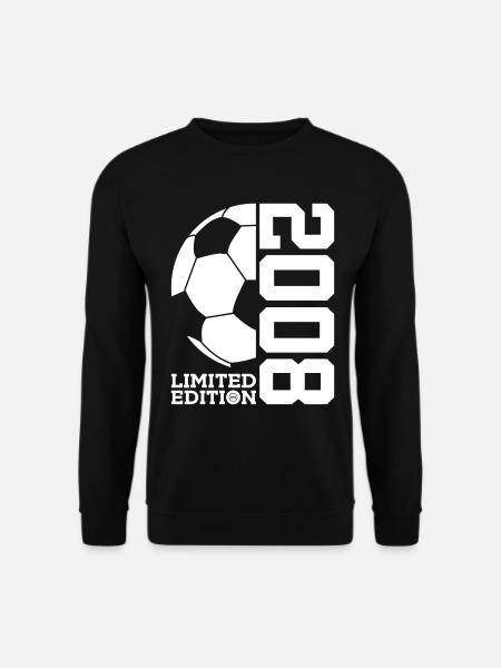 LIMITED EDITION 2008 FUßBALL 18. GEBURTSTAG - Unisex Pullover - Schwarz
