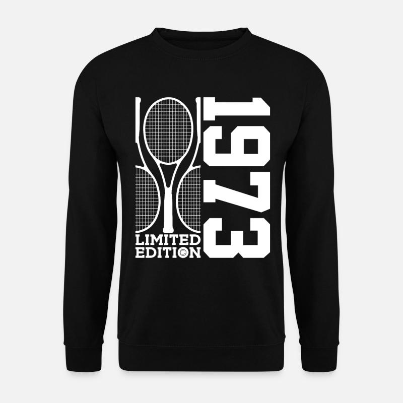 LIMITED EDITION 1973 TENNIS 53. GEBURTSTAG - Unisex Pullover - Schwarz