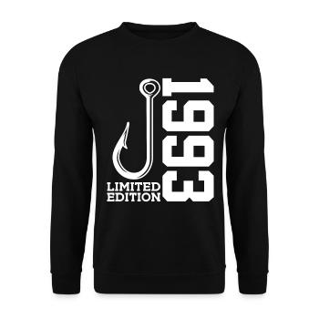 ÉDITION LIMITÉE DE PÊCHE DU PÊCHEUR 33 ANNIVERSAIRES DU PÊCHEUR EN ÉDITION LIMITÉE 1993 - Sweat-shirt Unisexe - noir - Devant - Alina (178cm) & Michal (187cm)