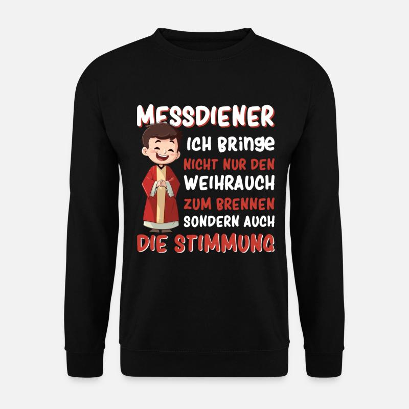 Messdiener Ministrant - Unisex Pullover - Schwarz