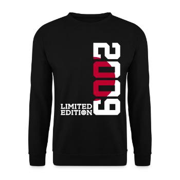LIMITED EDITION 2009 JAPAN 17. GEBURTSTAG - Unisex Pullover - Schwarz - Vorne - Alina (178cm) & Michal (187cm)