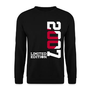LIMITED EDITION 2007 JAPAN 19TH BIRTHDAY - Unisex Sweatshirt - black - Front - Alina (178cm) & Michal (187cm)