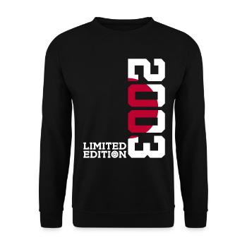 LIMITED EDITION 2003 JAPAN 23RD BIRTHDAY - Unisex Sweatshirt - black - Front - Alina (178cm) & Michal (187cm)