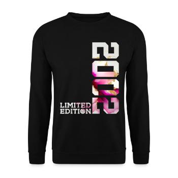 24TH BIRTHDAY 24 YEARS LIMITED EDITION 2002 - Unisex Sweatshirt - black - Front - Alina (178cm) & Michal (187cm)