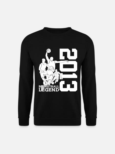 BASKETBALL LEGEND 2013 BASKETBALL 13. GEBURTSTAG - Unisex Pullover - Schwarz
