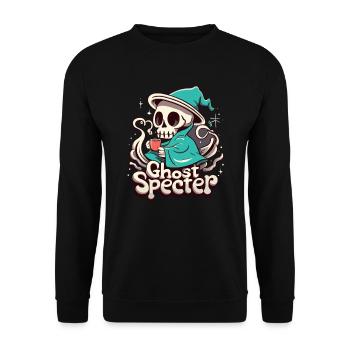 Lehrer Halloween - Unisex Pullover - Schwarz - Vorne - Alina (178cm) & Michal (187cm)