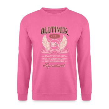 1994 Geboren Geburtstag Oldtimer - Unisex Pullover - Pink - Vorne