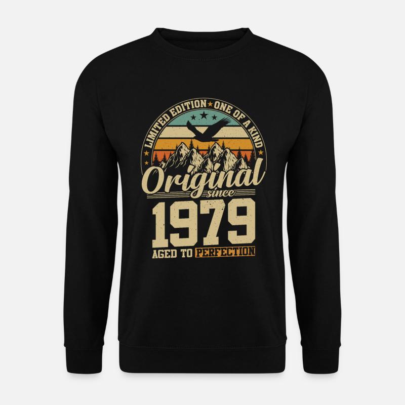 cadeau d'anniversaire 45 ans 1979 édition limitée - Sweat-shirt Unisexe - noir