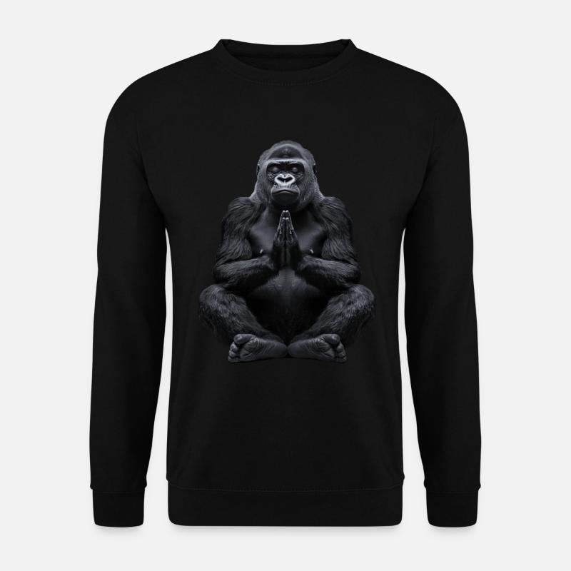 Gorilla - Unisex Pullover - Schwarz