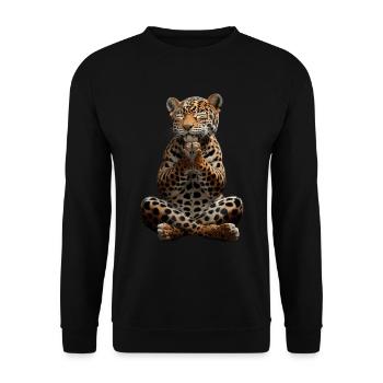 Jaguar - Unisex Pullover - Schwarz - Vorne - Alina (178cm) & Michal (187cm)