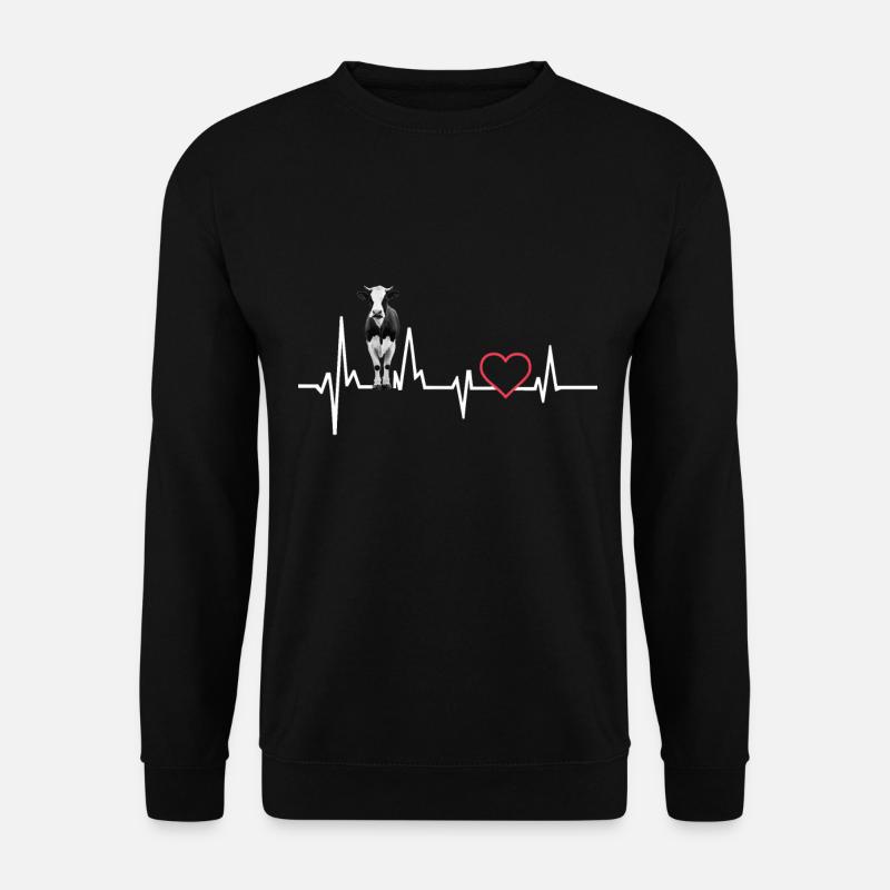 Kuh - Unisex Pullover - Schwarz