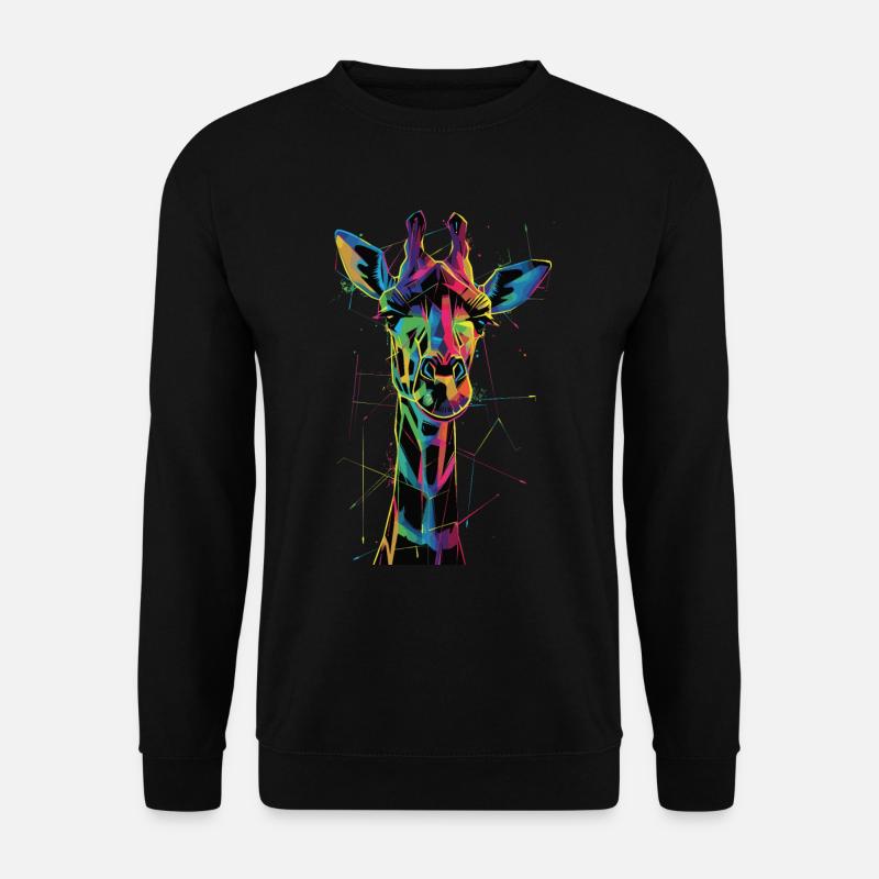 Giraffe - Unisex Pullover - Schwarz