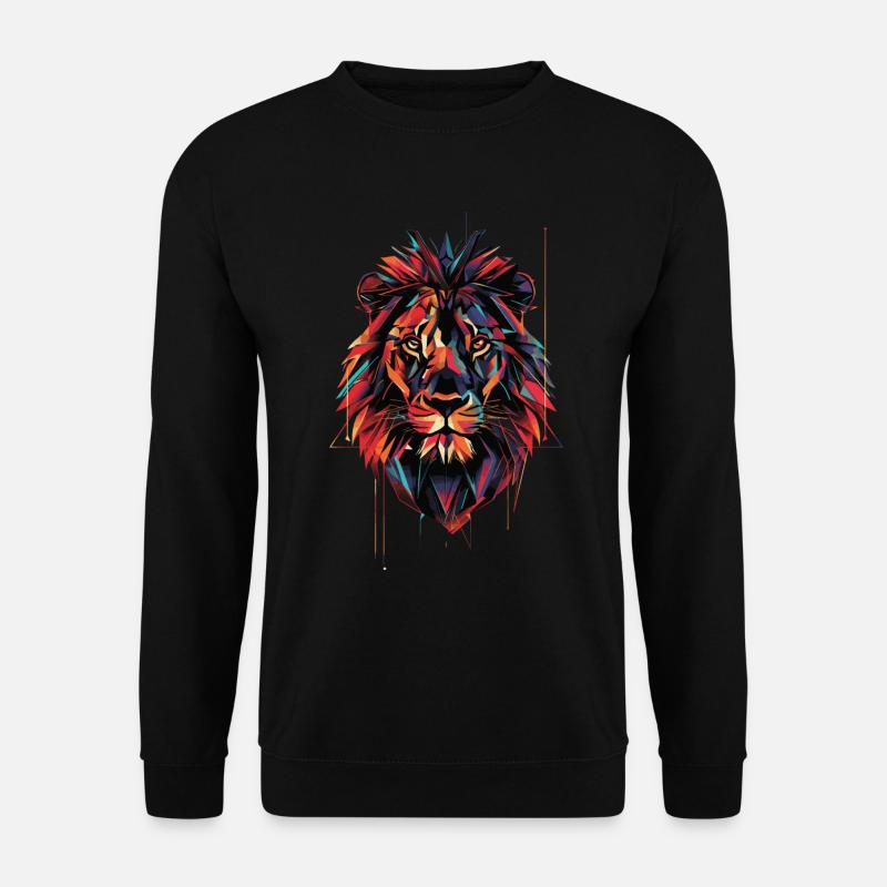 Löwe - Unisex Pullover - Schwarz