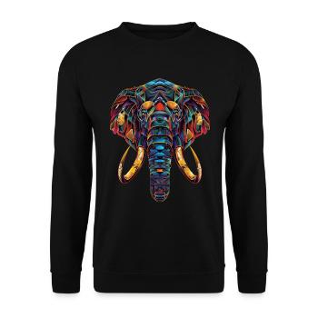 Mammoth - Unisex Sweatshirt - black - Front - Alina (178cm) & Michal (187cm)