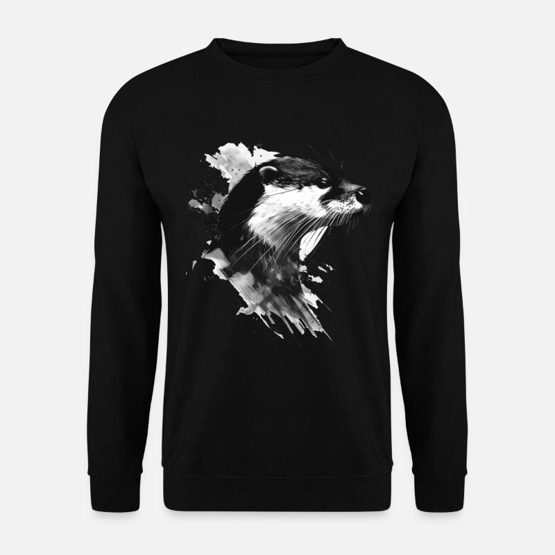Otter - Unisex Sweatshirt - black