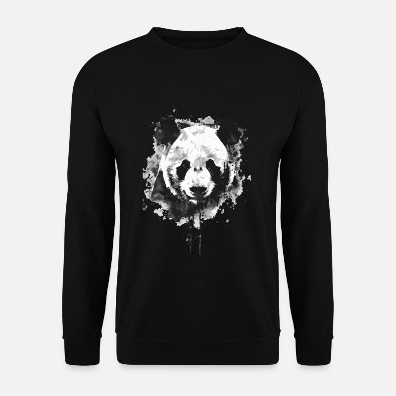 Panda - Unisex Sweatshirt - black