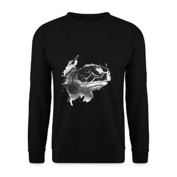 Tortue - Sweat-shirt Unisexe - noir - Devant - Alina (178cm) & Michal (187cm)