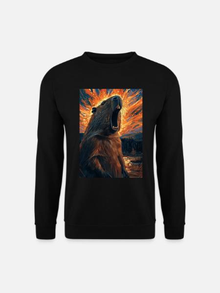 Capybara - Unisex Sweatshirt - black