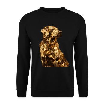 Chien - Sweat-shirt Unisexe - noir - Devant - Alina (178cm) & Michal (187cm)
