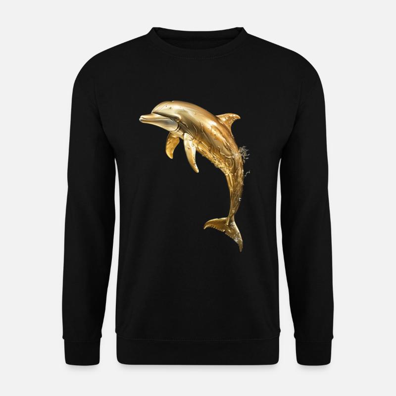 Dolphin - Unisex Sweatshirt - black